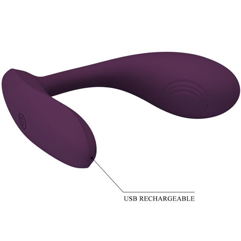 PRETTY LOVE - VIBRATEUR VAGIN BAIRD LILA RECHARGEABLE G-SPOT 12 VIBRATIONS