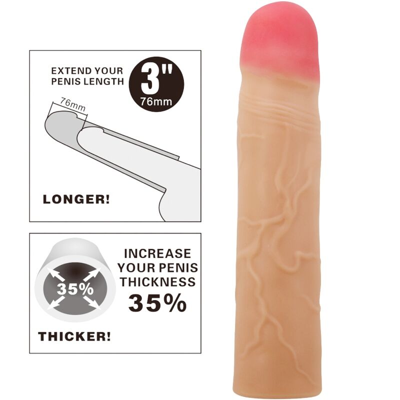PRETTY LOVE - KYLIAN GAINE MANCHON DE PENIS EN SILICONE