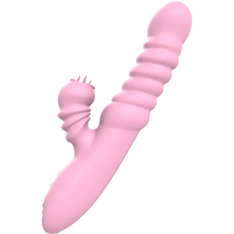 ARMONY - VIBRATEUR MULTIFONCTION AVEC LANGUE STIMULANTE EFFET CHALEUR ROSE - Incandessens