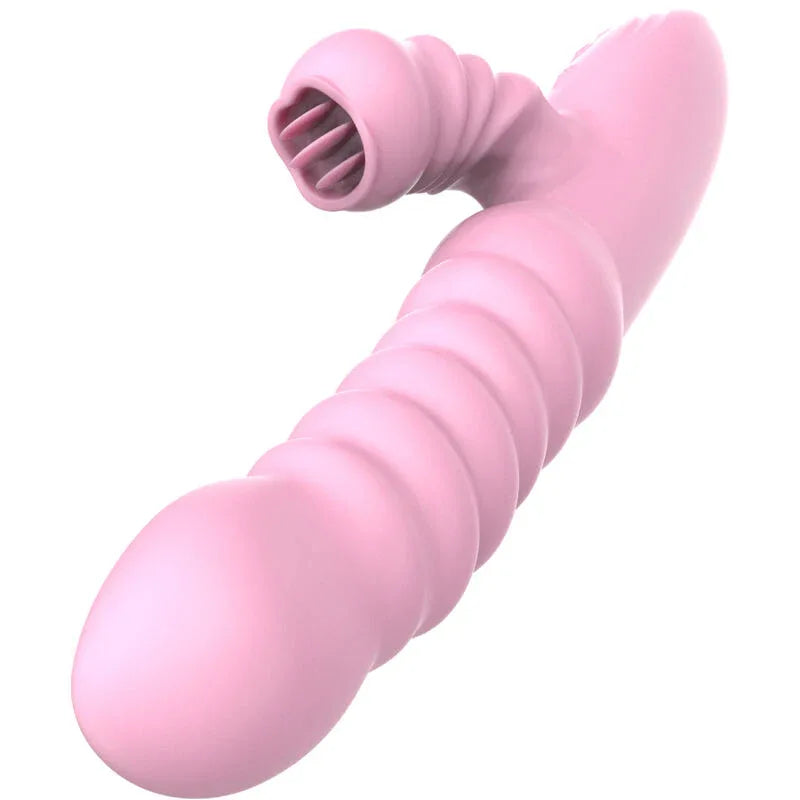ARMONY - VIBRATEUR MULTIFONCTION AVEC LANGUE STIMULANTE EFFET CHALEUR ROSE - Incandessens
