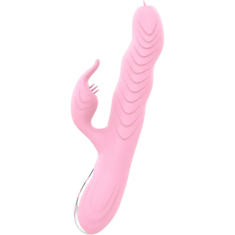 ARMONY - VIBRATEUR MARCIA & POUSSÉE DOUBLE LANGUE EFFET CHALEUR ROSE - Incandessens