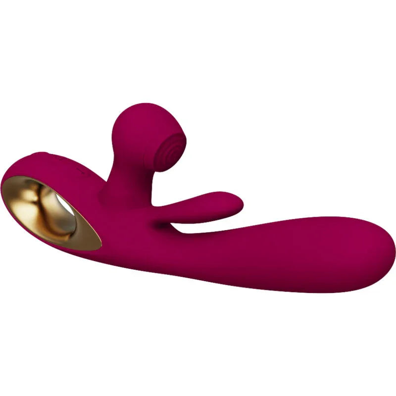 ARMONY - VIBRATEUR IMPACT SWING & DOUBLE STIMULATEUR MODÈLE 1 BORDEAUX - Incandessens