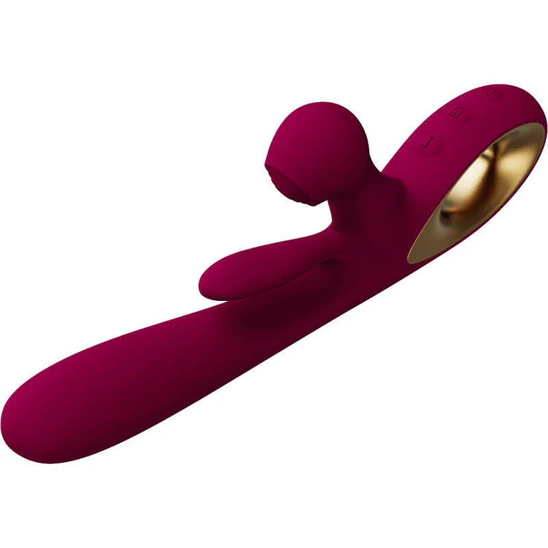 ARMONY - VIBRATEUR IMPACT SWING & DOUBLE STIMULATEUR MODÈLE 1 BORDEAUX - Incandessens