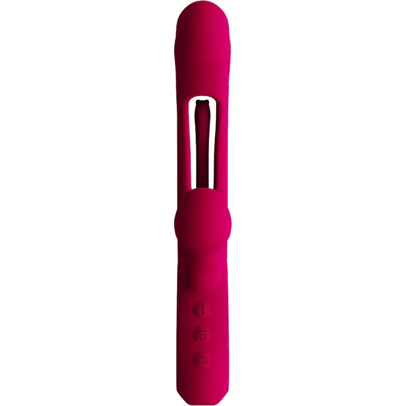 ARMONY - VIBRATEUR IMPACT SWING & DOUBLE STIMULATEUR MODÈLE 2 BORDEAUX - Incandessens