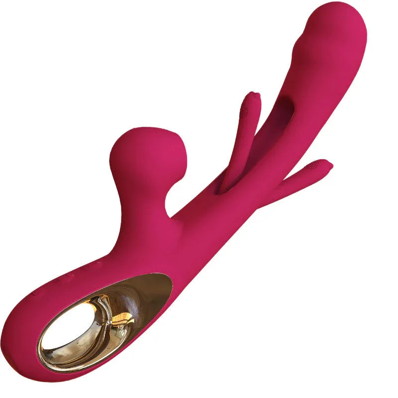 ARMONY - VIBRATEUR IMPACT SWING & DOUBLE STIMULATEUR MODÈLE 2 BORDEAUX - Incandessens