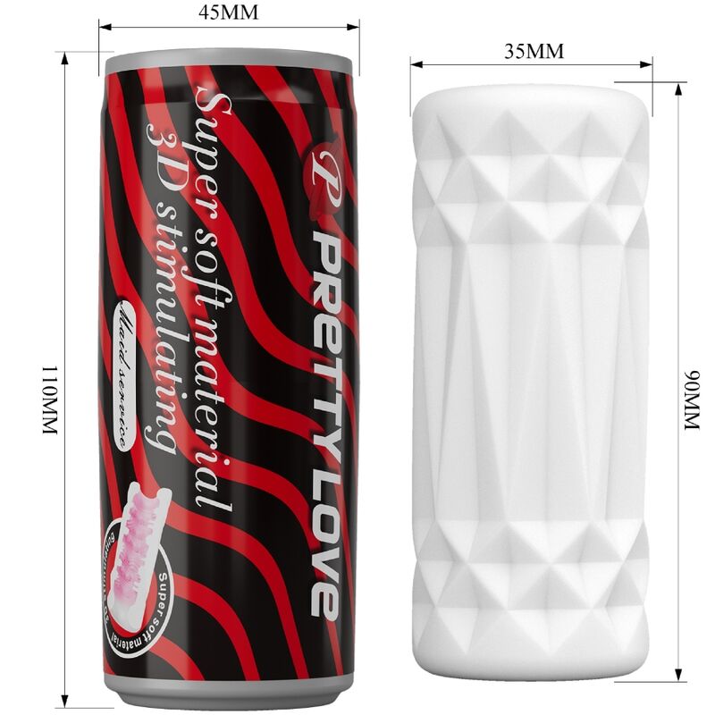 PRETTY LOVE - HEDY MASTURBATEUR 3D VAGIN BLANC