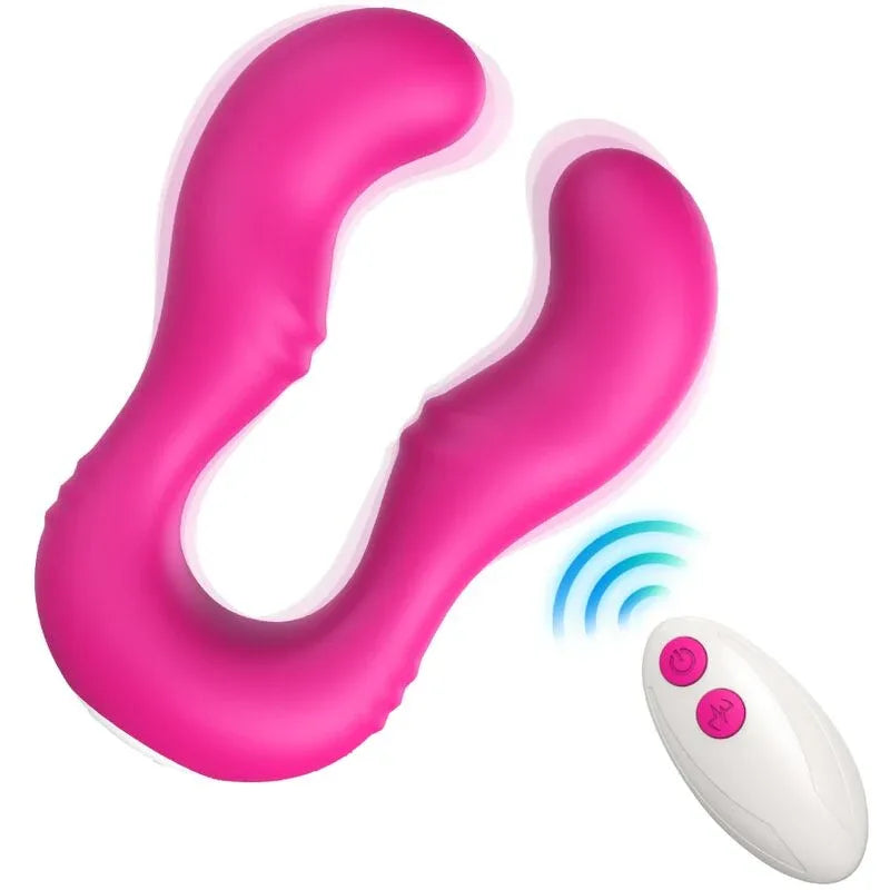 ARMONY - VIBRATEUR SERAPH DOUBLE TÉLÉCOMMANDE FUCHSIA - Incandessens