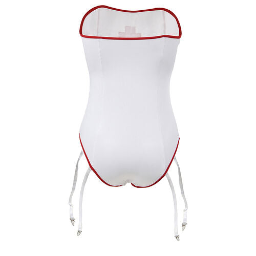 SUBBLIME - COSTUME D'INFIRMIERE BODY BLANC