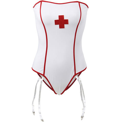 SUBBLIME - COSTUME D'INFIRMIERE BODY BLANC