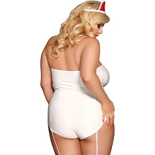 SUBBLIME - COSTUME D'INFIRMIERE BODY BLANC