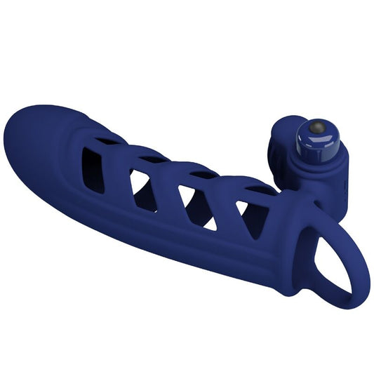PRETTY LOVE - ALTAF ANNEAU GAINE EN SILICONE BLEU