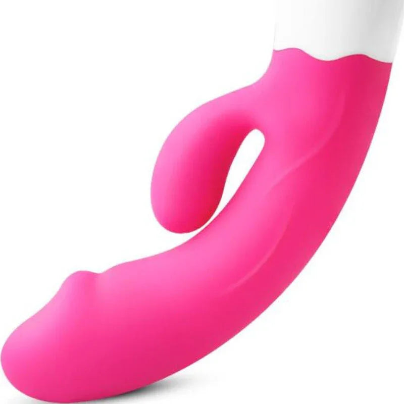 ARMONY - HAPPY VIBRATEUR & STIMULATEUR RECHARGEABLE FUCHSIA - Incandessens