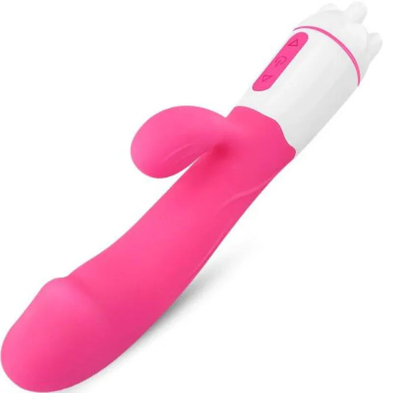 ARMONY - HAPPY VIBRATEUR & STIMULATEUR RECHARGEABLE FUCHSIA - Incandessens