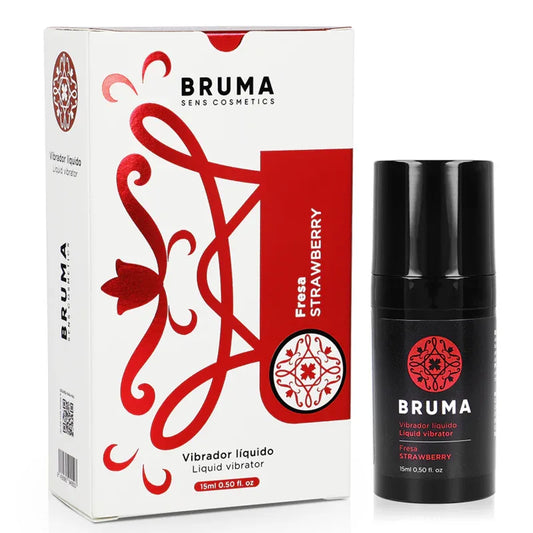 BRUMA - VIBRATEUR LIQUIDE ULTRA GLISSANT FRAISE 15 ML - Incandessens