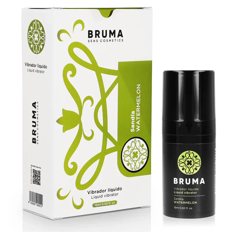 BRUMA - VIBRATEUR LIQUIDE ULTRA GLISSANT Pastèque 15 ML - Incandessens