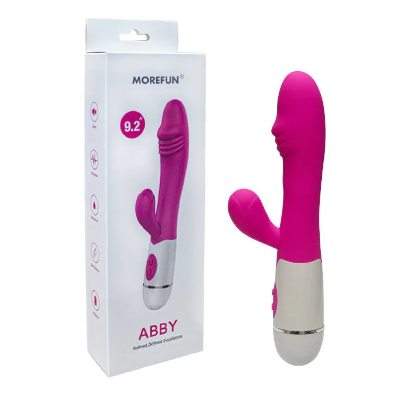 ARMONY - ABBY VIBRATEUR & STIMULATEUR 16 VITESSES ROSE - Incandessens