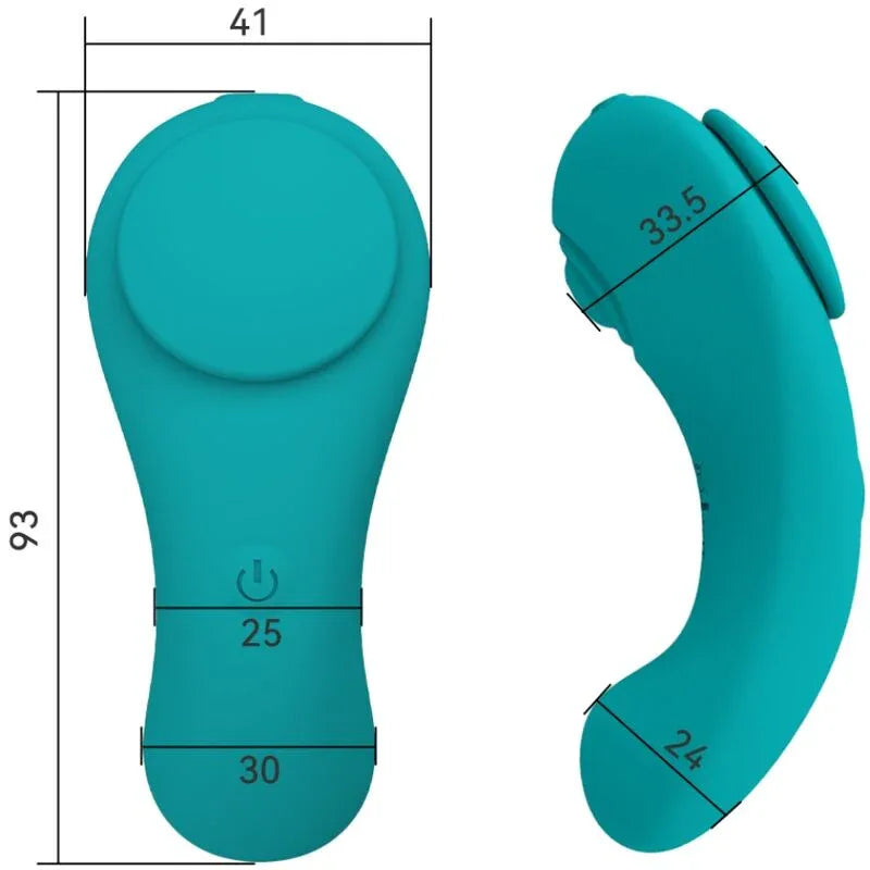 ARMONY - PLEASURE PANTY VIBRATEUR TÉLÉCOMMANDE 3 VITESSES VERT - Incandessens