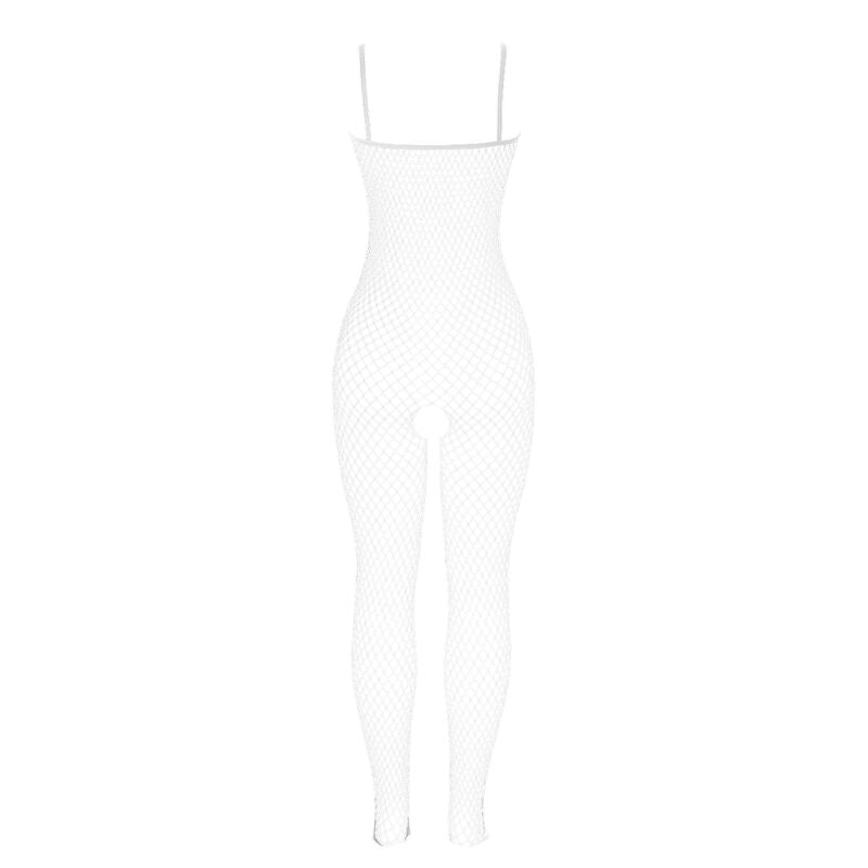 SUBBLIME - 951740 COMBINAISON RESILLE BLANCHE OUVERTE AVEC NOEUDS TAILLE UNIQUE