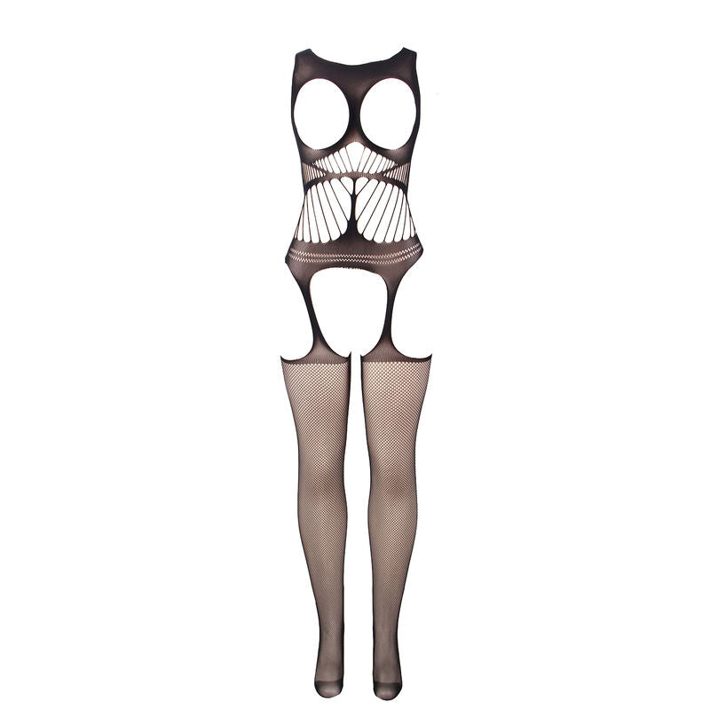 SUBBLIME - 951900 COMBINAISON RÉSILLE SEINS NUS ÉPAULES OUVERTES NOIR TAILLE UNIQUE