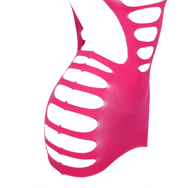 SUBBLIME - 952273 ROBE ÉLASTIQUE MANCHES LONGUES ROSE TAILLE UNIQUE
