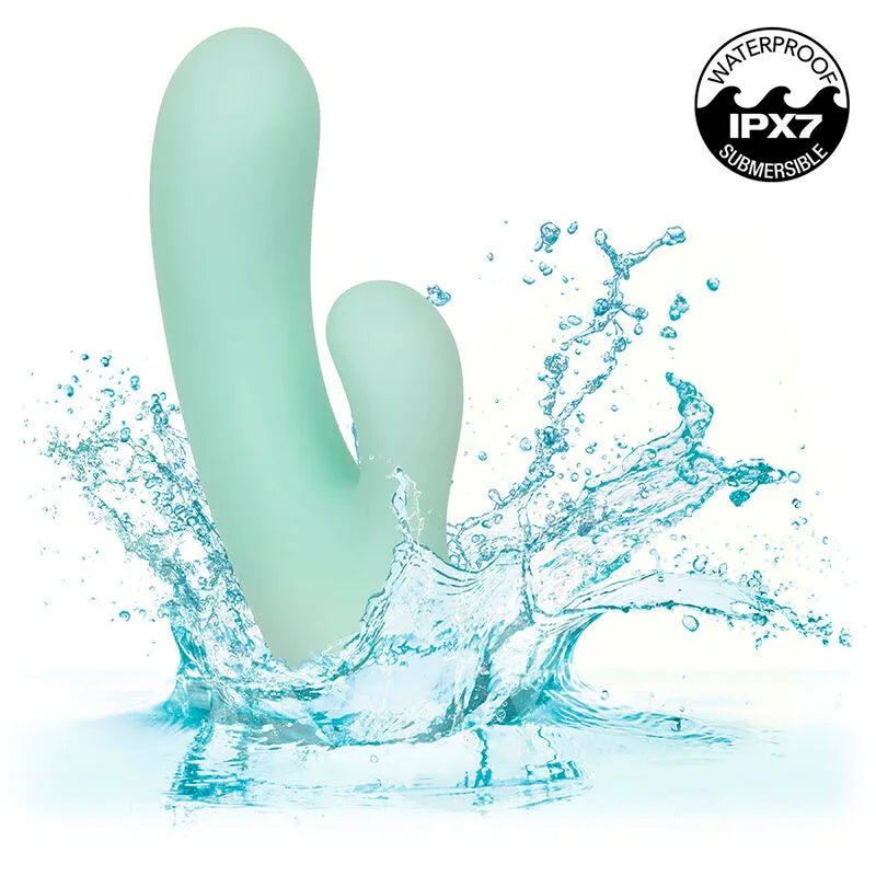 CALEXOTICS - PACIFICA FIJI VIBRATEUR & ESTIMULATEUR POINT G 10 VIBRATIONS AQUA - Incandessens