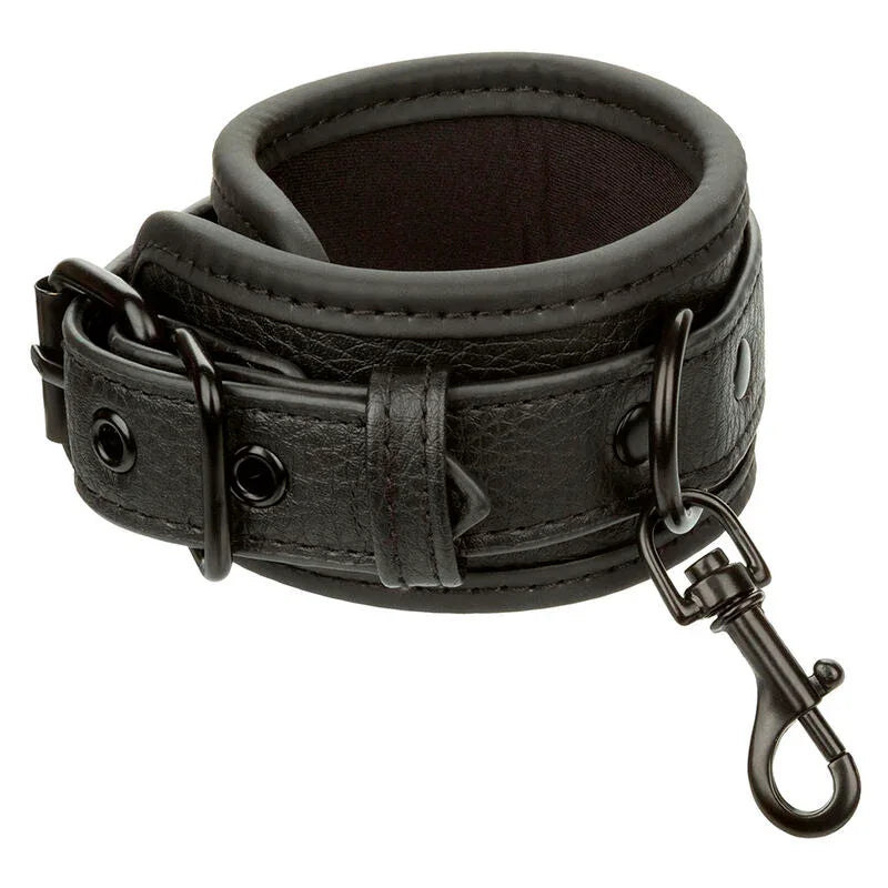 CALEXOTICS - NOCTURNAL POIGNETS EN CUIR RÉGLABLES NOIRS - Incandessens