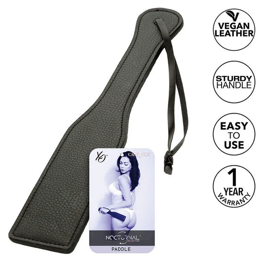 CALEXOTICS - NOCTURNAL PADDLE EN CUIR NOIR - Incandessens