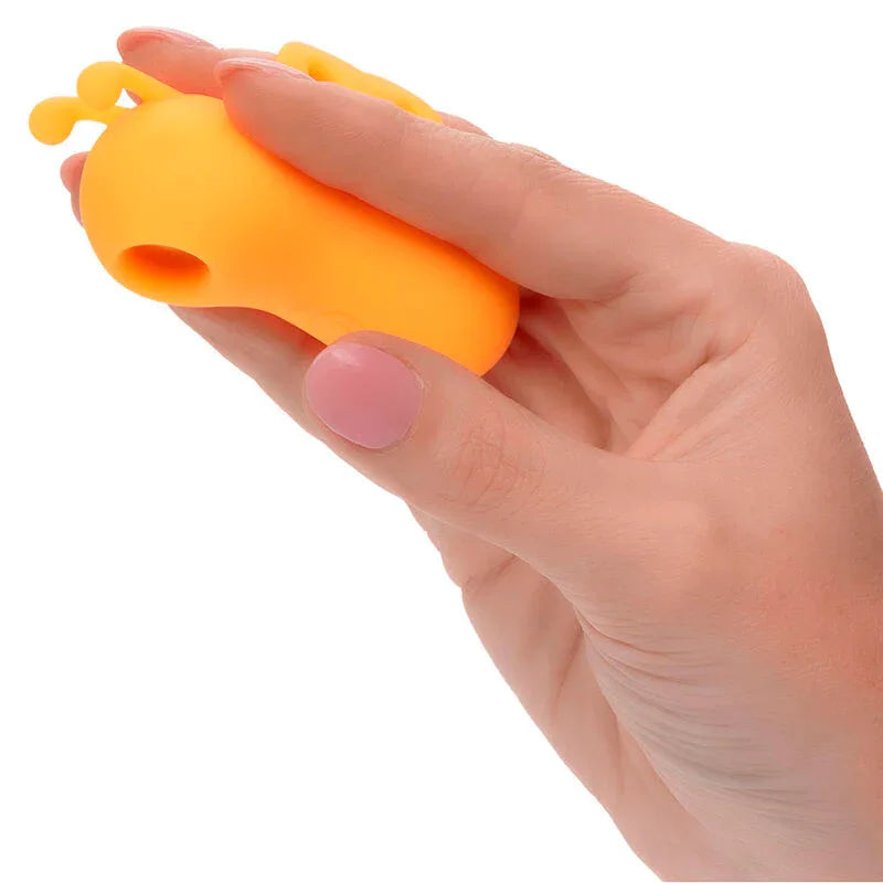 CALEXOTICS - NEON VIBES BUZZING VIBE LE STIMULATEUR DE DOIGTS 10 VIBRATIONS ORANGE - Incandessens