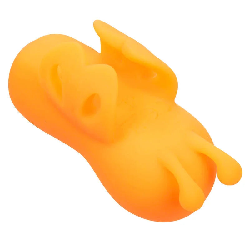 CALEXOTICS - NEON VIBES BUZZING VIBE LE STIMULATEUR DE DOIGTS 10 VIBRATIONS ORANGE - Incandessens
