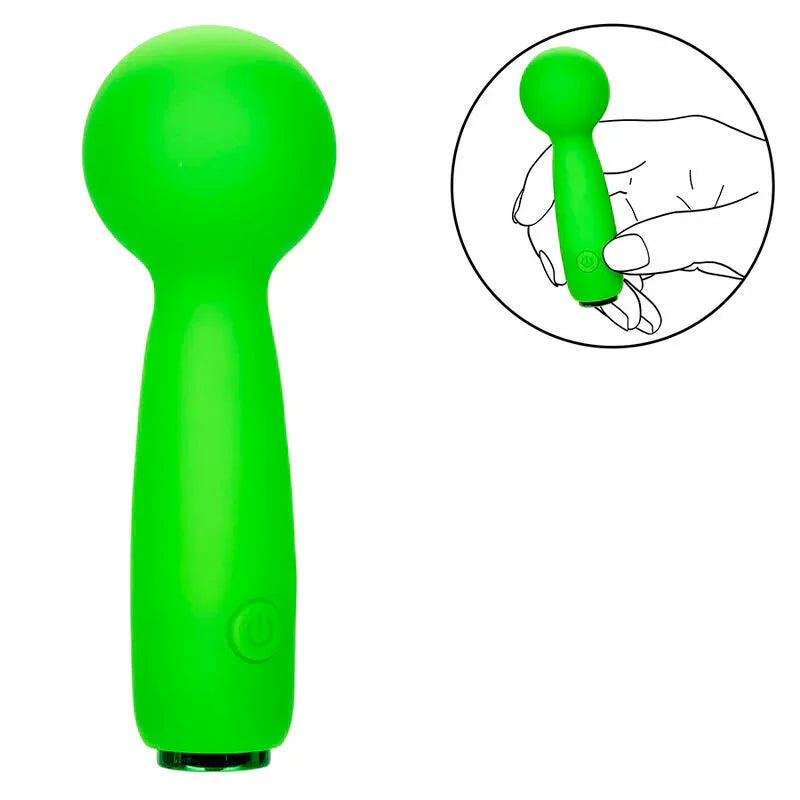 CALEXOTICS - NEON VIBES LE BUBBLY VIBE MINI MASSEUR 10 VIBRATIONS VERT - Incandessens