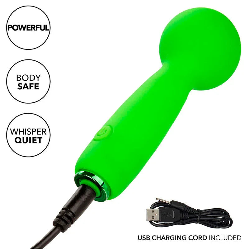 CALEXOTICS - NEON VIBES LE BUBBLY VIBE MINI MASSEUR 10 VIBRATIONS VERT - Incandessens