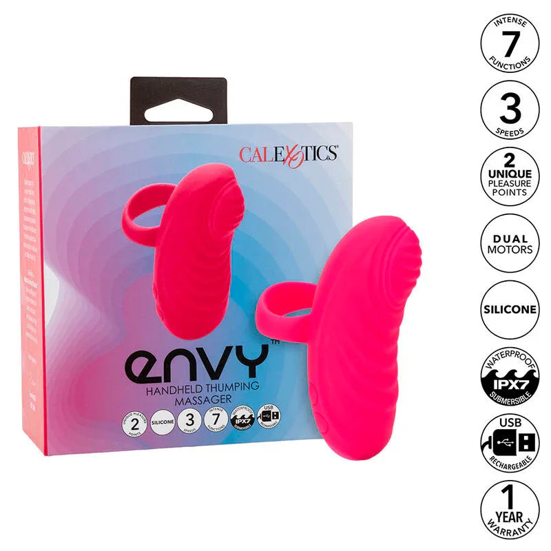 CALEXOTICS - ENVY MASSEUR À BILLE PORTABLE 7 VIBRATIONS ROSE - Incandessens
