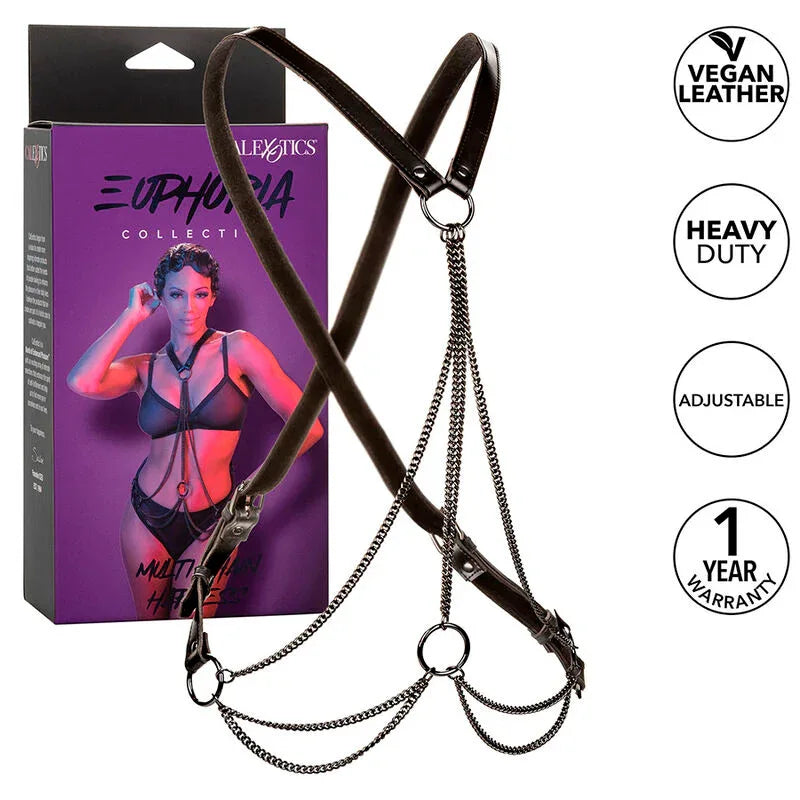 CALEXOTICS - EUPHORIA HARNAIS MULTICHAÎNE PREMIUM - Incandessens