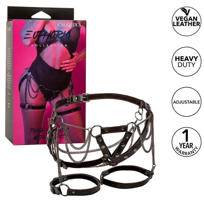 CALEXOTICS - EUPHORIA HARNAIS DE CUISSE MULTICHAÎNES PREMIUM - Incandessens