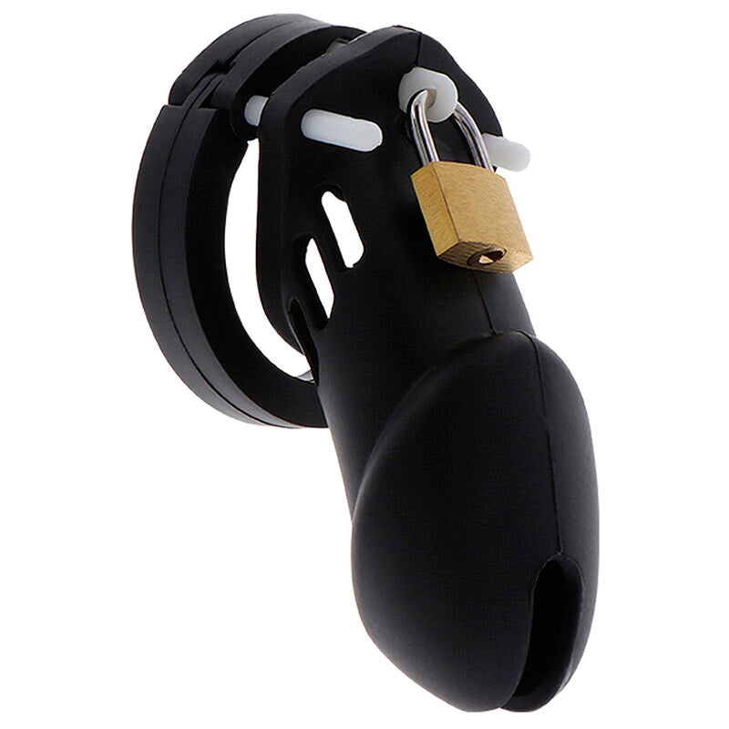 HIDDEN DESIRE - EXTREME CAGE DE CHASTETÉ EN SILICONE TAILLE L NOIR