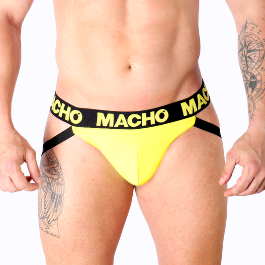 MACHO - JOCKSTRAP MX25A JAUNE LYCRA
