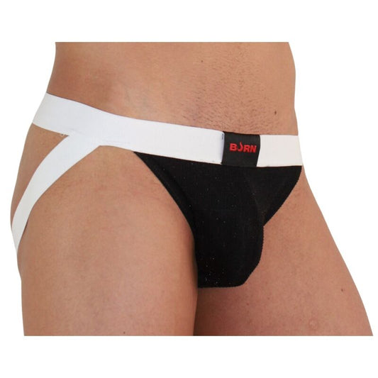 BURN - 004 JOCK BRILLANT NOIR / BLANC