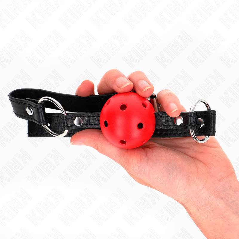 KINK - BAILLON DUR ROUGE 4,5 CM GAG MODELE 1 63,5 X 2 CM