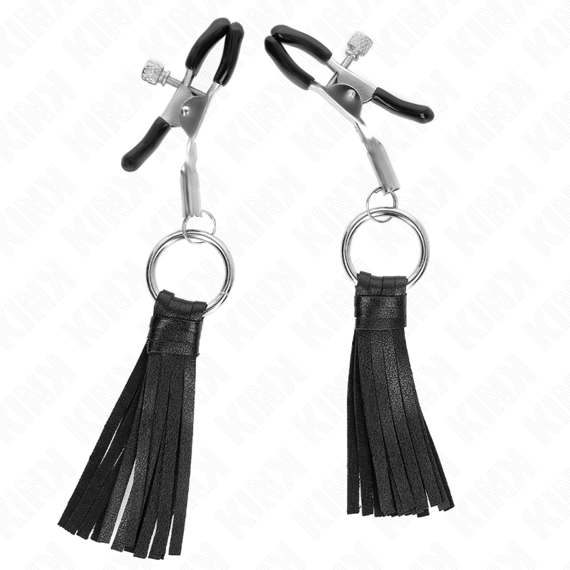 KINK - PINCES À TETONS EN CUIRETTE 6 CM