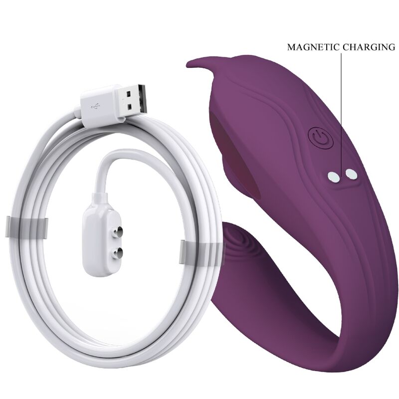 PRETTY LOVE - STIMULATEUR SHEY CONNECTÉ APP LONGUE DISTANCE 10 VIBRATIONS 10 MODES TACTILES DOUBLE STIMULATION