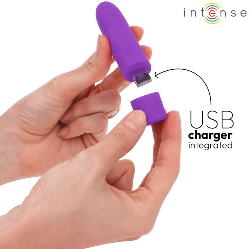 INTENSE - SYMONE MINI VIBRO DE VOYAGE USB 8 VIBRATIONS