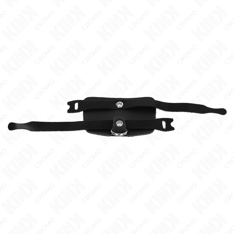 KINK - ANNEAU PENIEN CUIR FERMETURE CROCHET REGLABLE BDSM