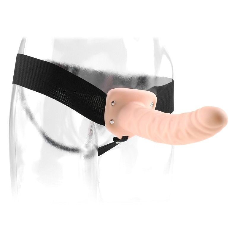 FETISH FANTASY SERIES - HARNAIS GODE CREUX 20 CM SANGLE-ON NATUREL