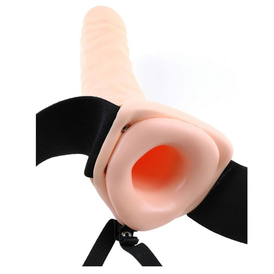 FETISH FANTASY SERIES - HARNAIS GODE CREUX 20 CM SANGLE-ON NATUREL