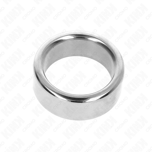 KINK - ANNEAU PÉNIS MÉTAL 2,6 CM COCKRING CHROME RÉSISTANT