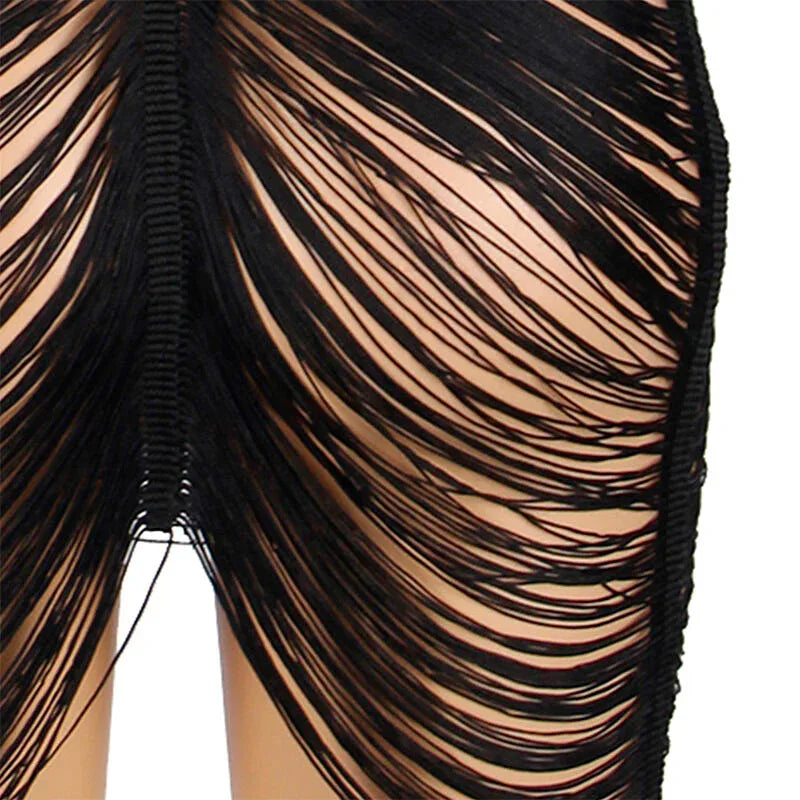 SUBBLIME - 954239 ROBE À BRETELLES + STRING NOIR L/XL - Incandessens