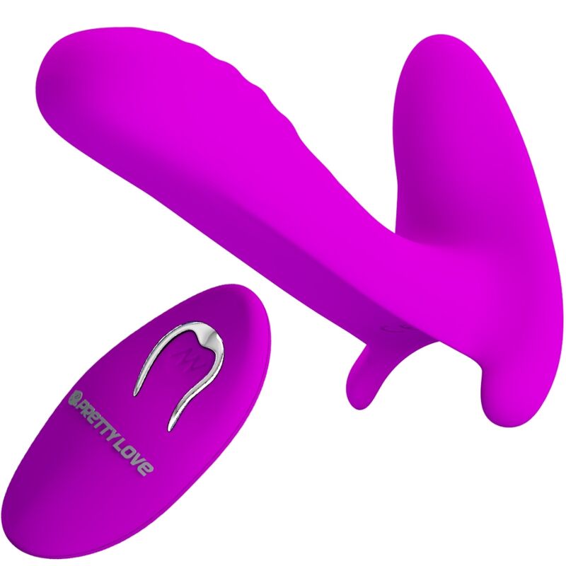 PRETTY LOVE - MASSEUR & VIBRATEUR 12 VIBRATIONS TÉLÉCOMMANDE VIOLET