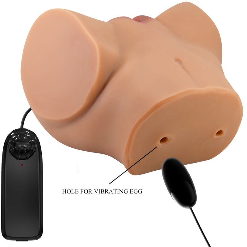 CRAZY BULL – EMILIA ASS VIBRANT AVEC VAGIN, ANUS RÉALISTES ET TÉLÉCOMMANDE