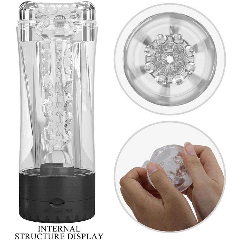 PRETTY LOVE - MASTURBATEUR HOMME TAMARA VIBRANT MULTI-VITESSES NOIR