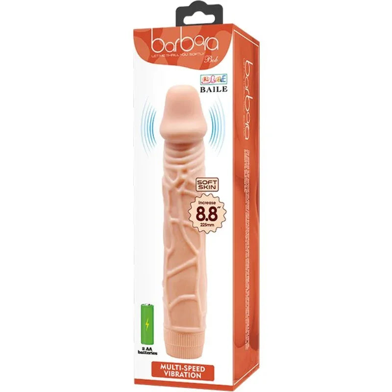 BAILE - VIBRATEUR RÉALISTE BOB 22,5 CM CHAIR - Incandessens